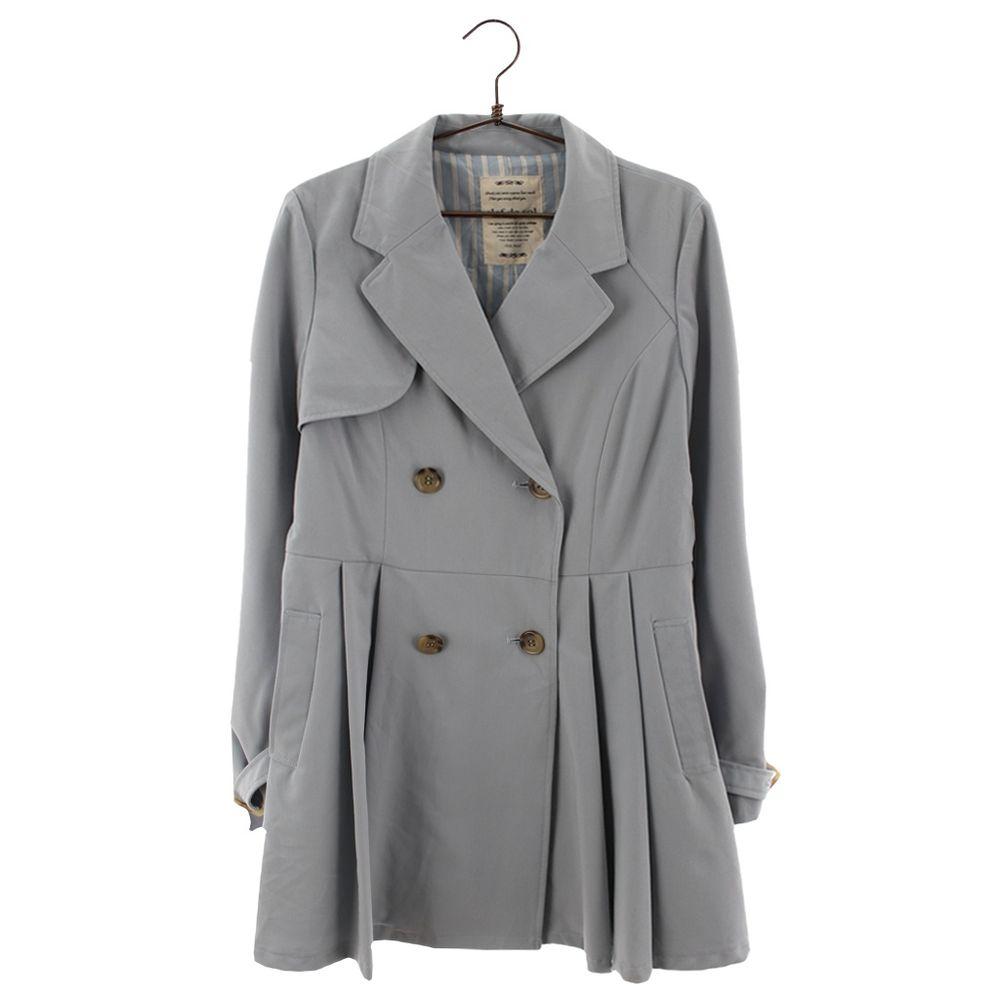 [CLEF DE SOL]폴리 혼방 트렌치 코트[SIZE : WOMEN M]