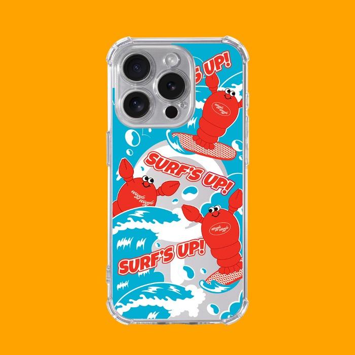 [주문제작] 맥세이프 폰케이스 - Surf Up Lobster
