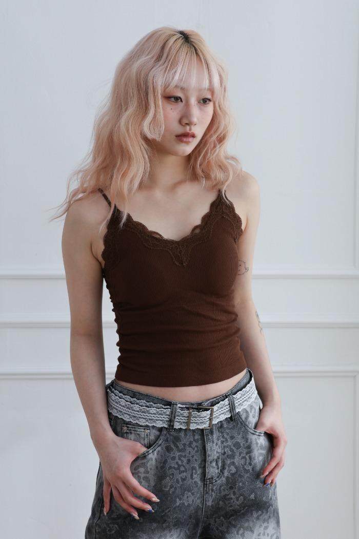 vintage lace tank top