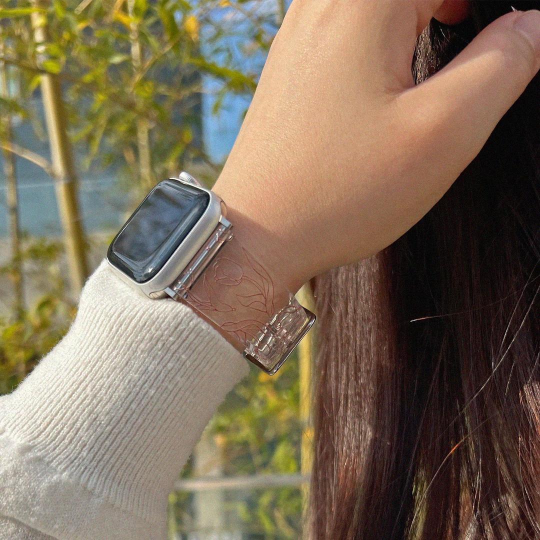 튤립드로잉 애플워치스트랩