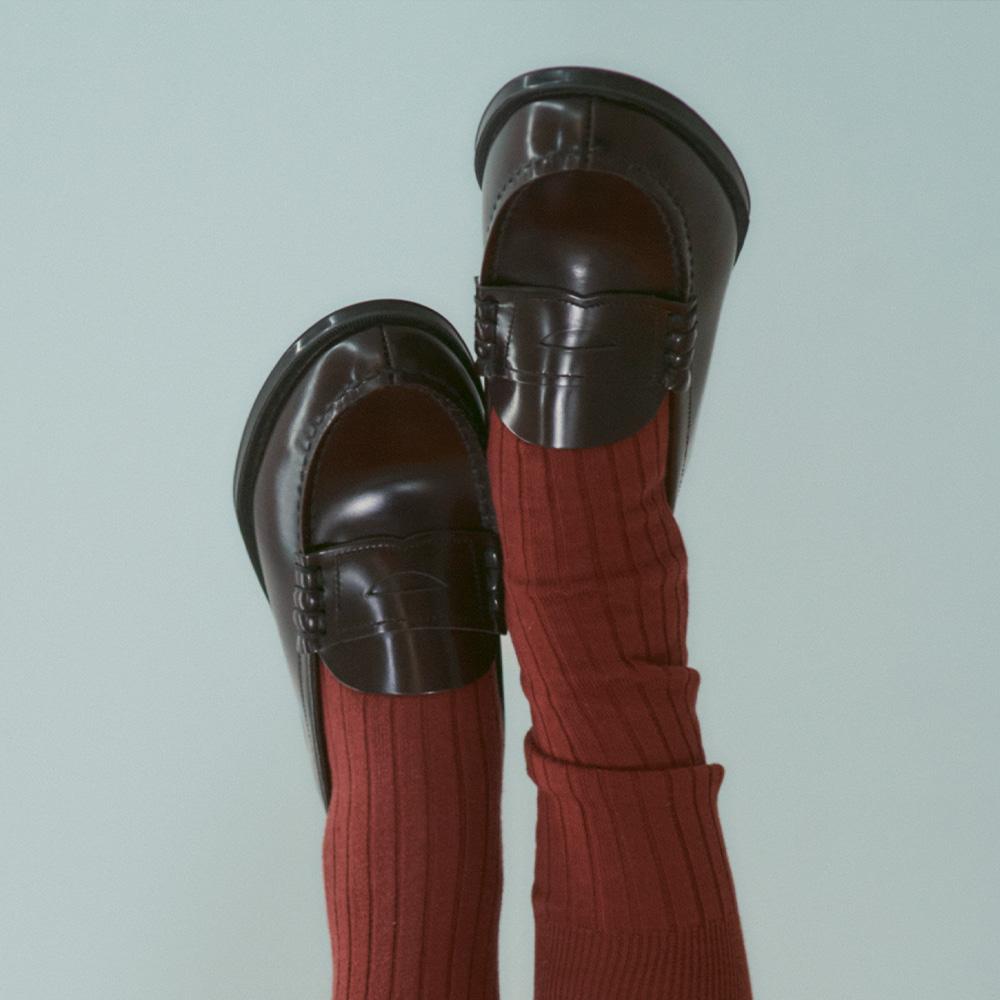 여성 소가죽 페니로퍼 HS-304 BROWN