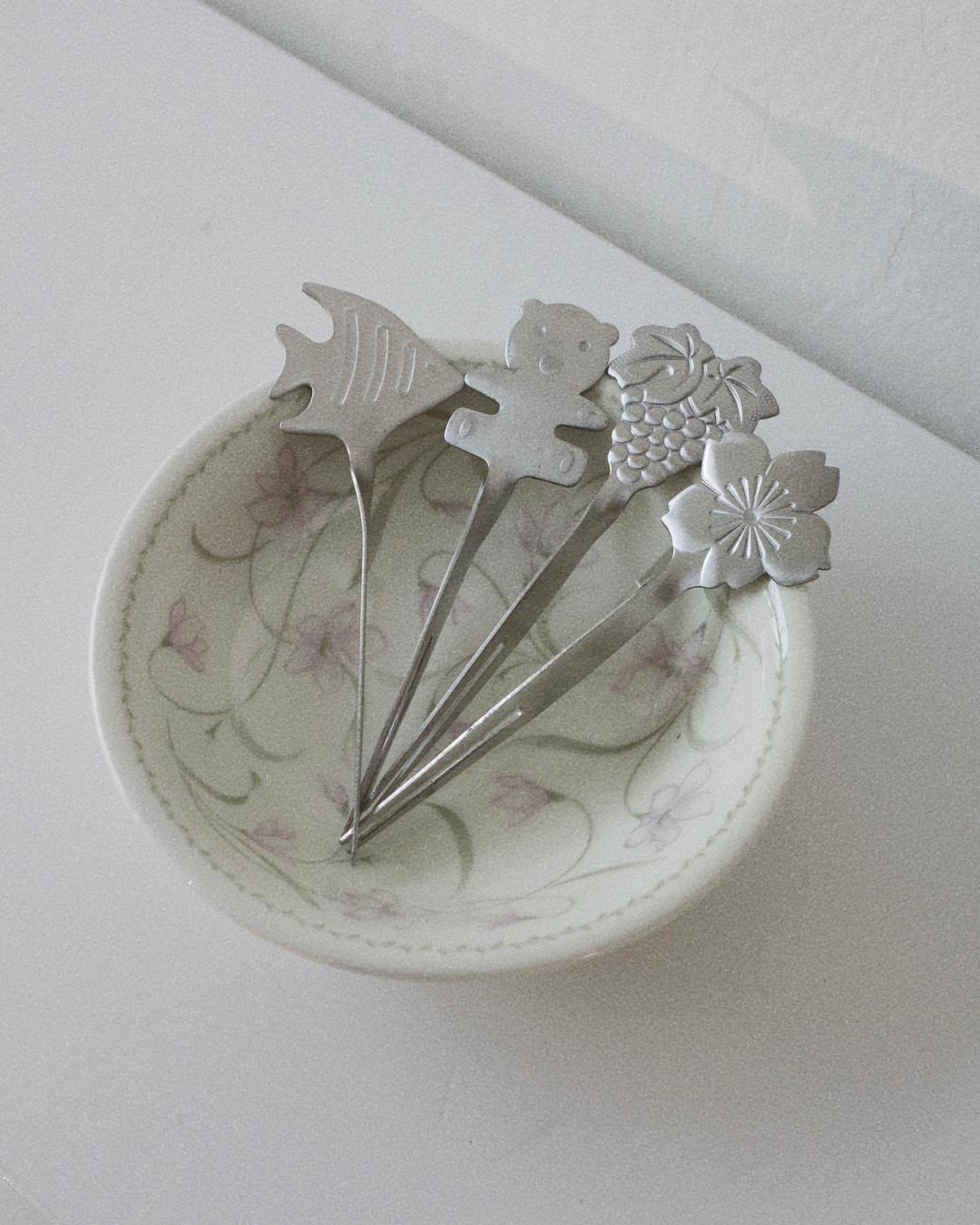 쁘띠 디저트 포크