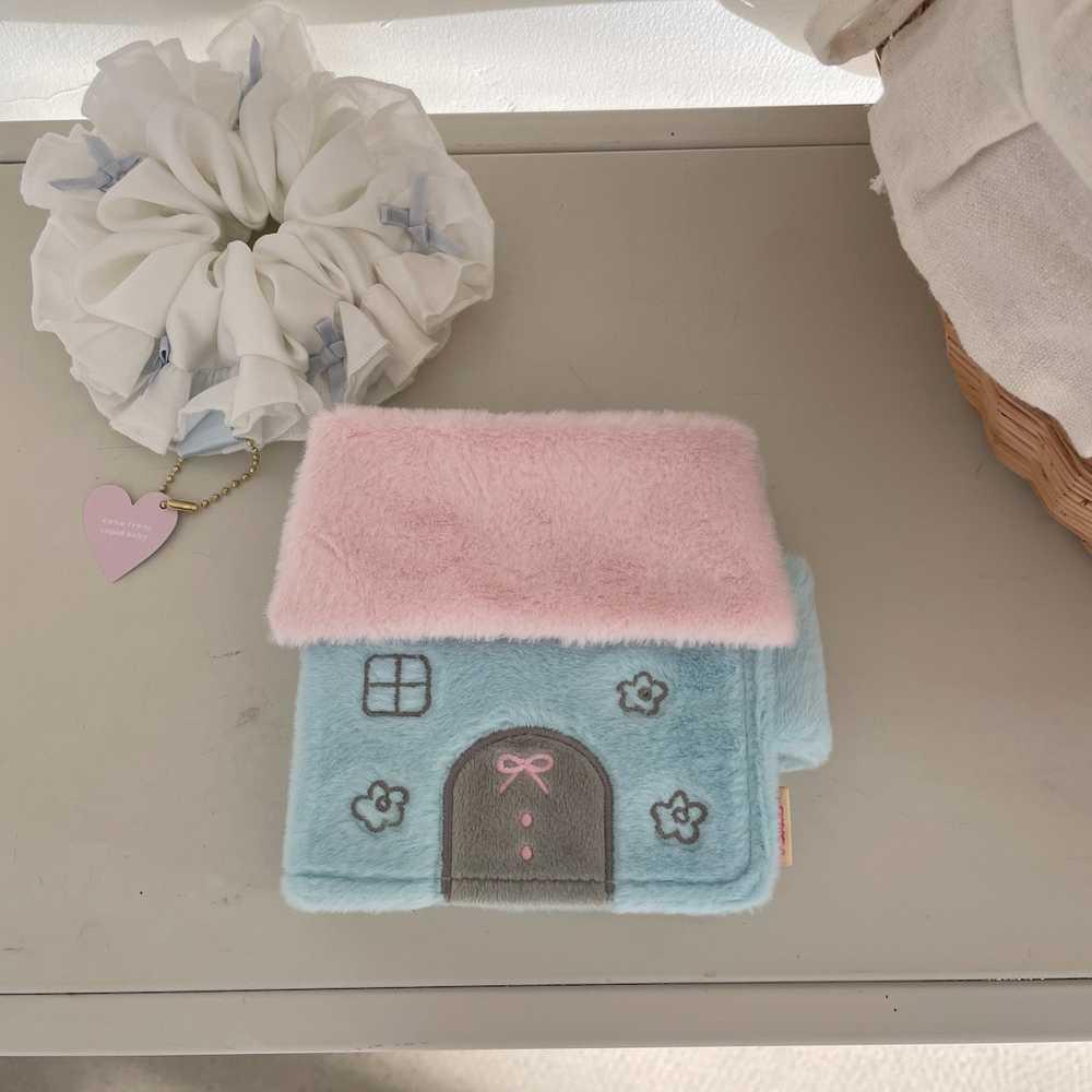 2 TYPE 털 하우스 포카 폴라 콜렉트북 다이어리 케이스 블루