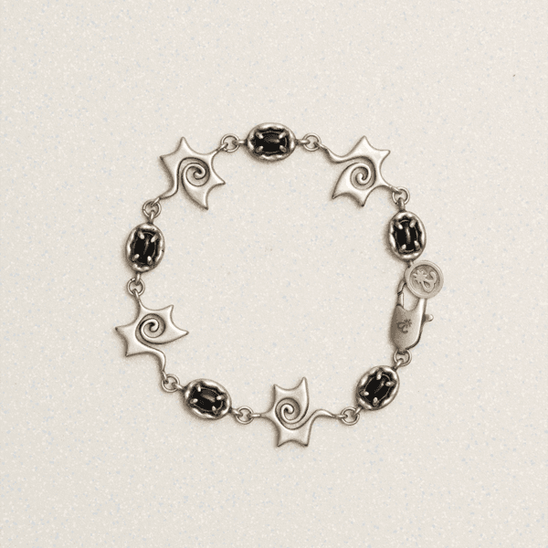 스월 스타 젬 링크 팔찌 2Colors