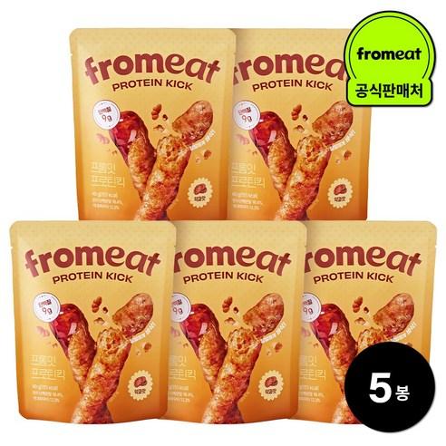 프롬잇 프로틴킥 약과맛 고단백질 과자 칼로리 낮은 간식 트랜스지방0% 달콤한맛 캬라멜맛 인절미맛, 40g, 5개 - 기타과자 | 쿠팡