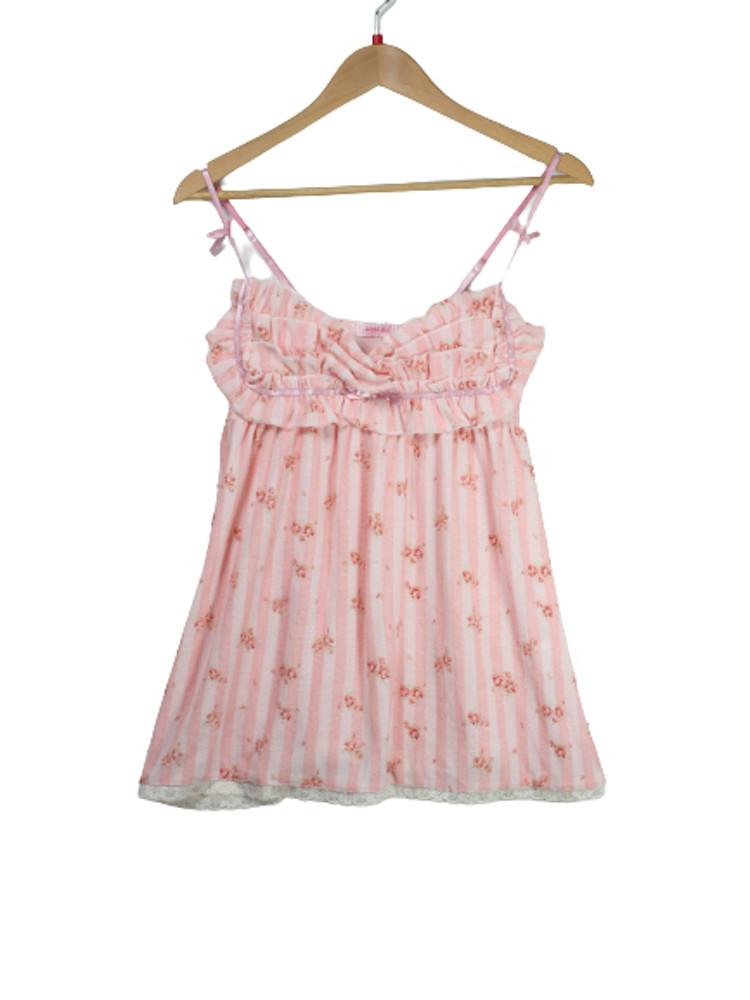 [중고] sugar doll 룸웨어 캐미솔 탑