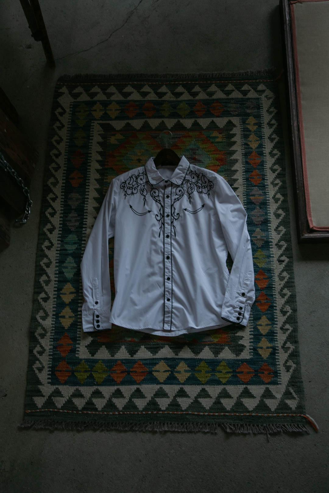 Embroidery Western Cowboy Shirt 00207