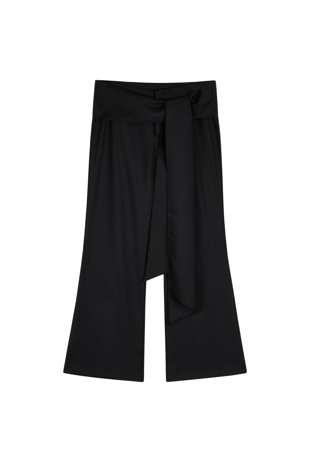 TIE TROUSER PANTS (BLACK)