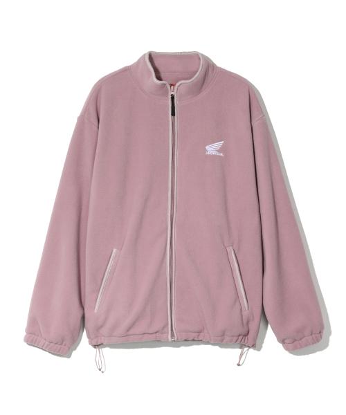 Honda Original Wing logo Fleece Jacket Vintage Pink