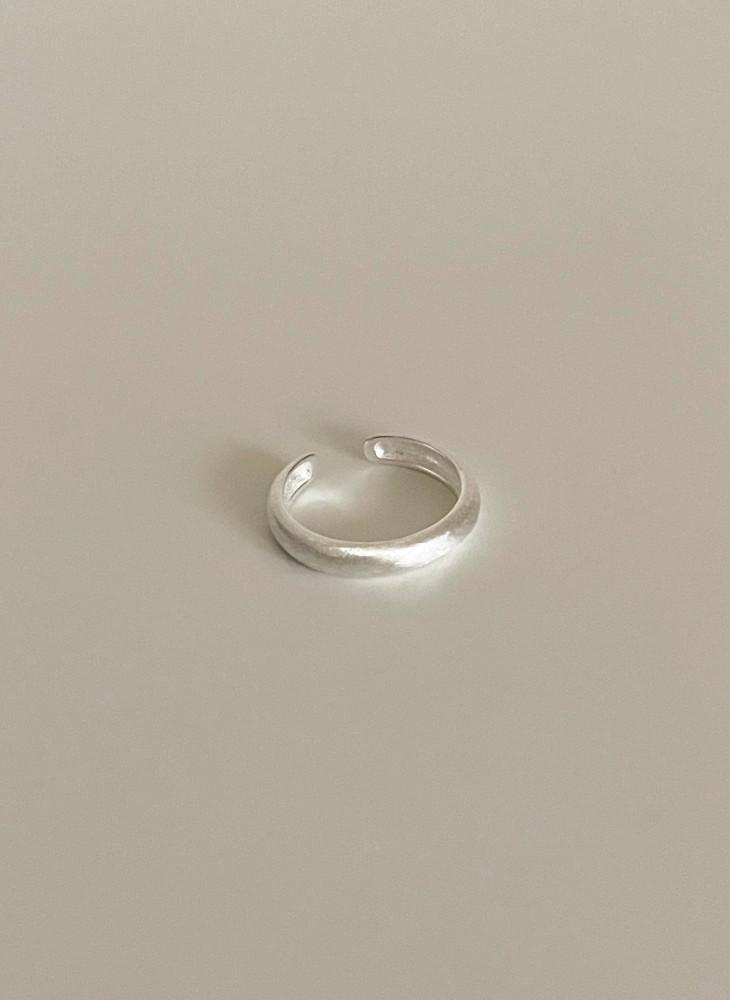 [모브닝/ 925 silver] 테너 무광 매트 오픈 반지