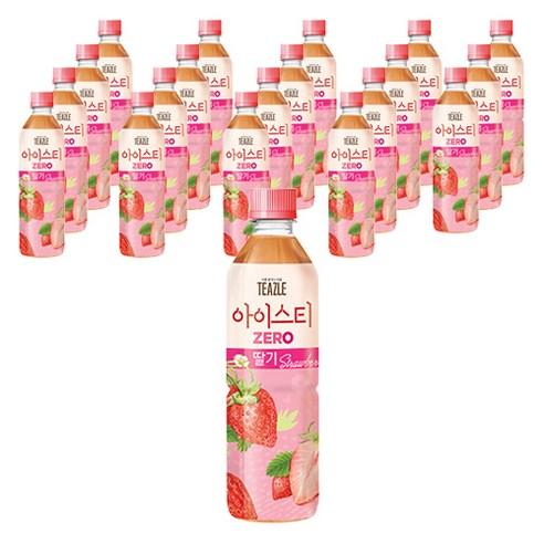 티즐 아이스티 제로 딸기, 500ml, 20개 - 아이스티음료 | 쿠팡