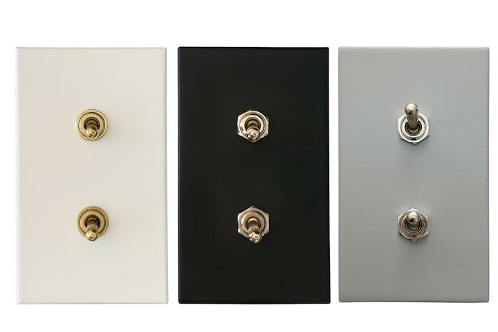 ATS 레트로 토글 전등 전기 스위치 2구