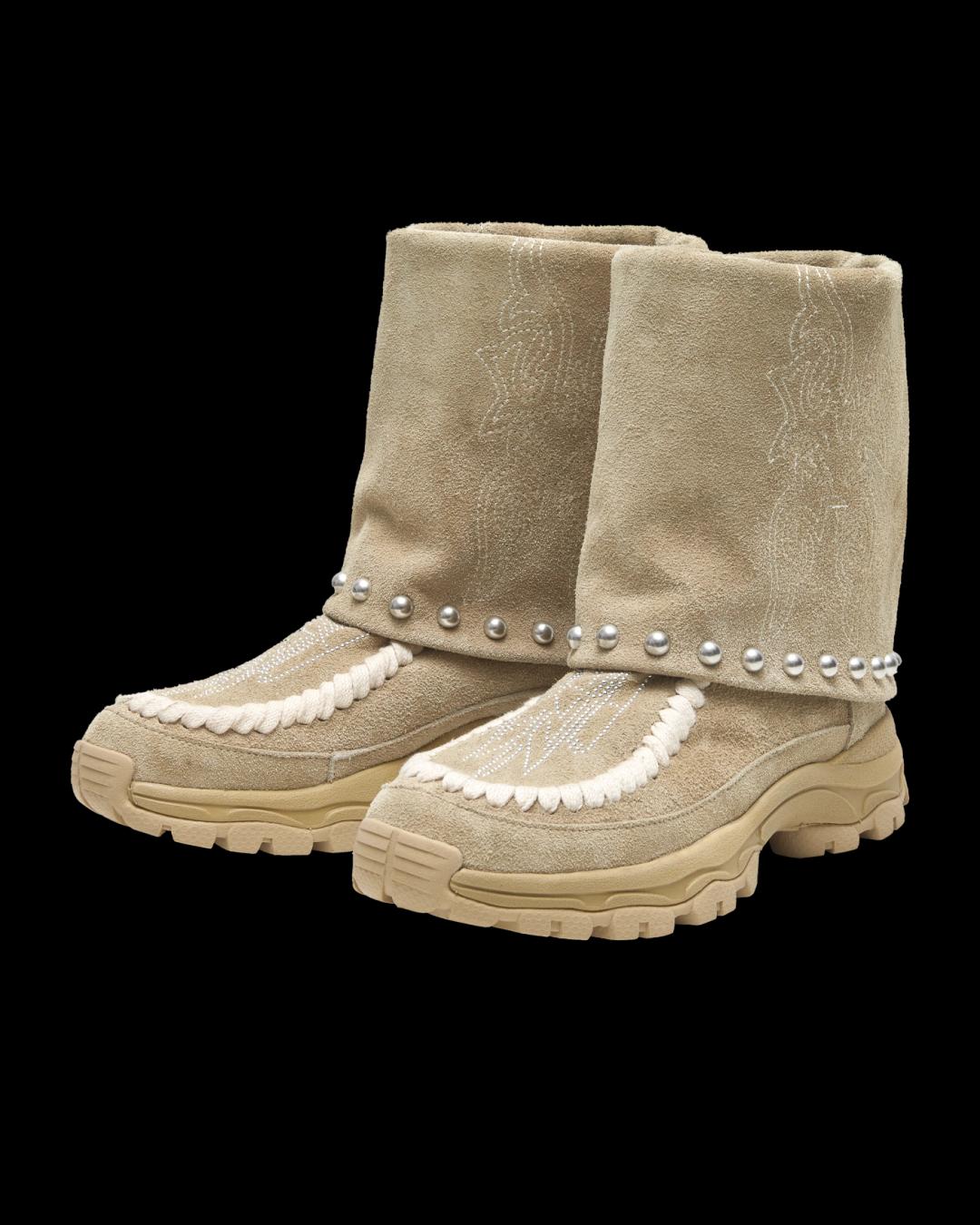 WESKEN X NOTTZ WESTERN SYMBOL STUDDED BOOTS