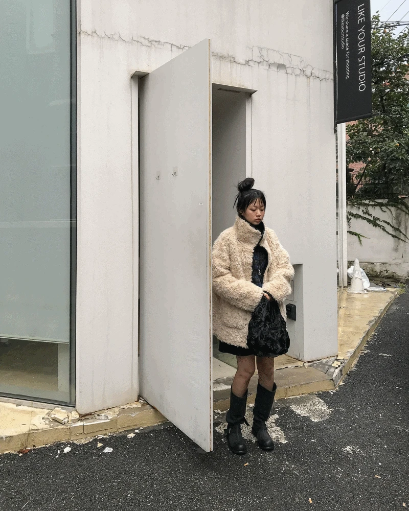 [MD PICK!] TEDDY REVERSIBLE MUSTANG HALF JK (1주 소요)