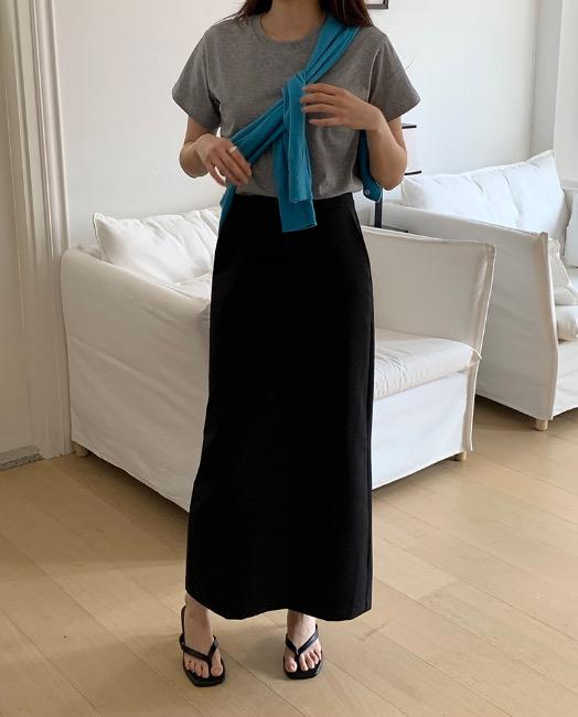 미니멀 스커트 (2colors)