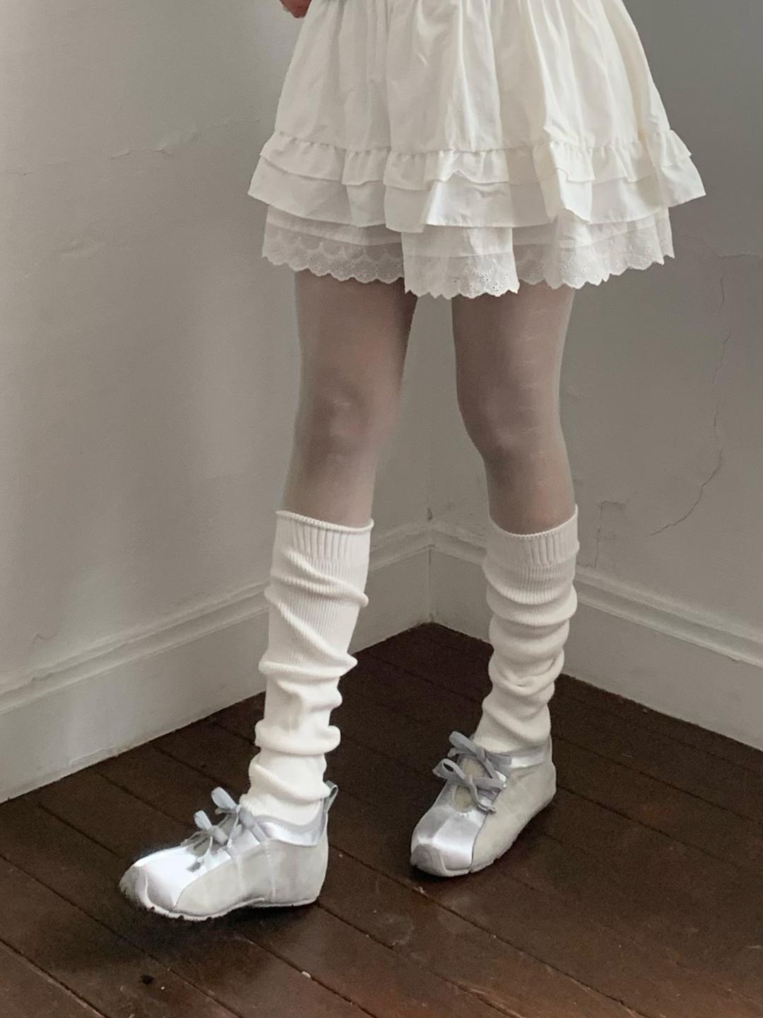 미나 레이스 스커트