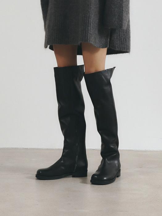 FEI KNEE-HIGH BOOTS 22F03BK 페이 니하이 부츠