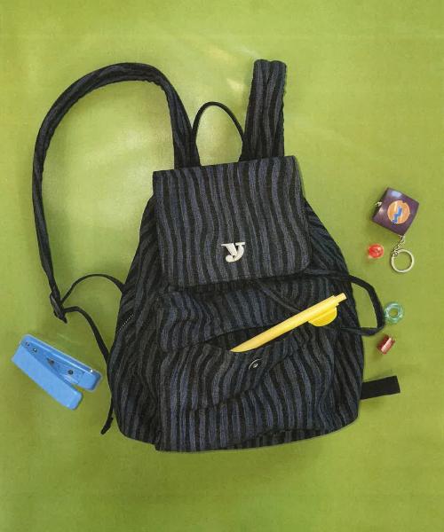 [X FUGGLER] mini day backpack (black wave)