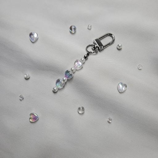 (7월 할인)오로라 하트 키링