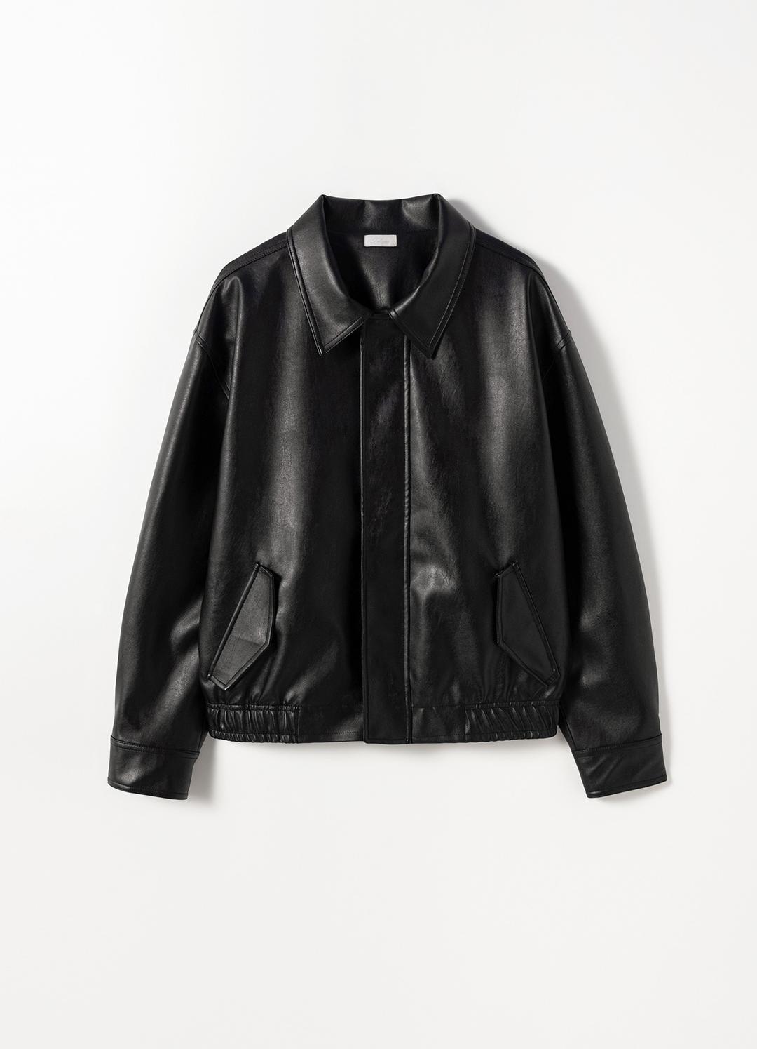 2ND Hailey Leather Jacket(Black)