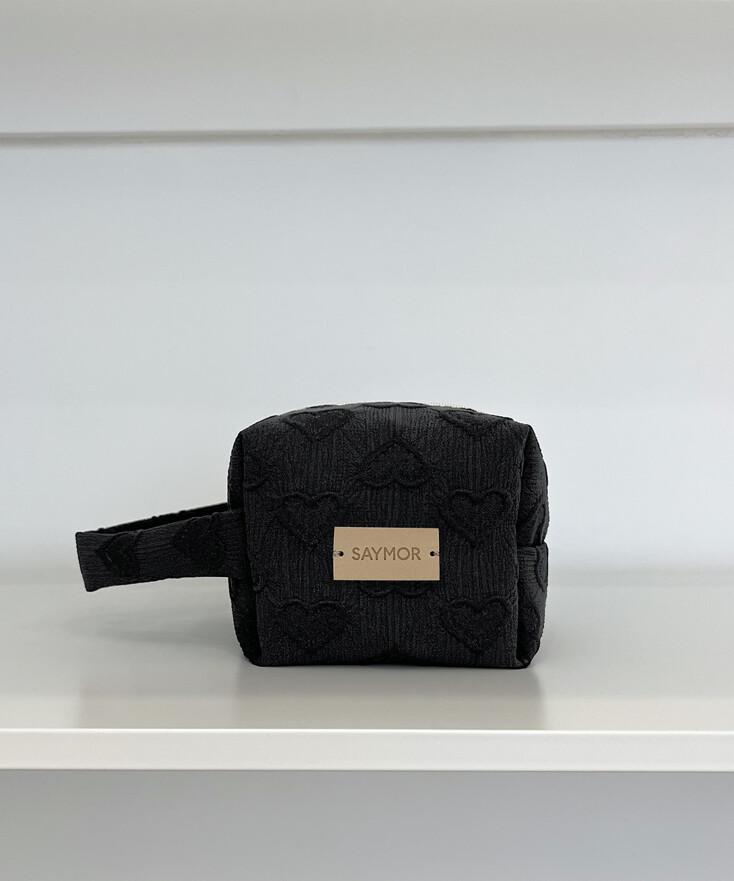 [리퍼브] Cushion pouch_lovely black