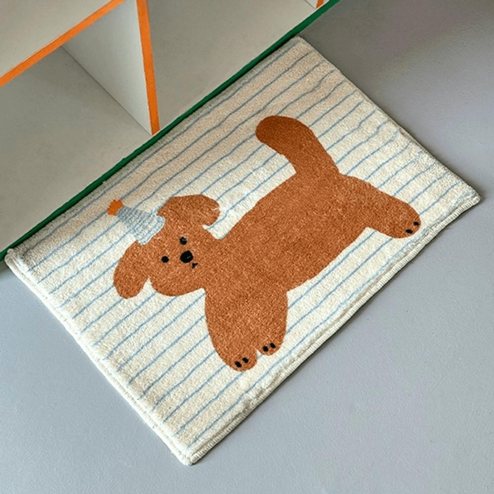 강아지 고양이 귀여운 러그 침실 현관 인테리어 발매트