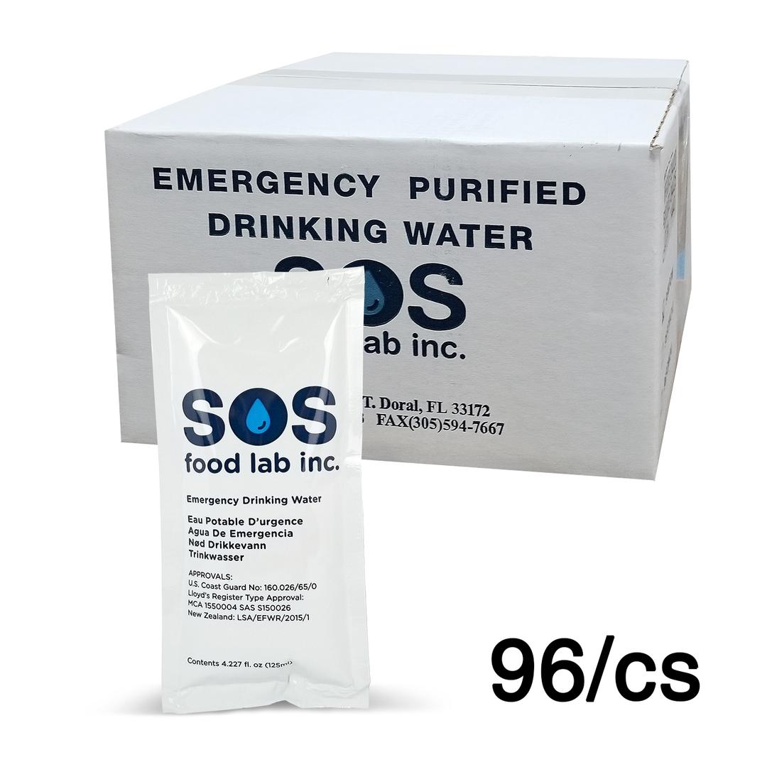 S.O.S Food Lab - Emergency Purified Drinking Water (96/Box)