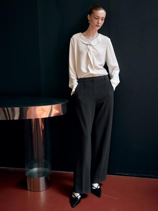 [Drama Signature] Semi Wide Trousers_2color