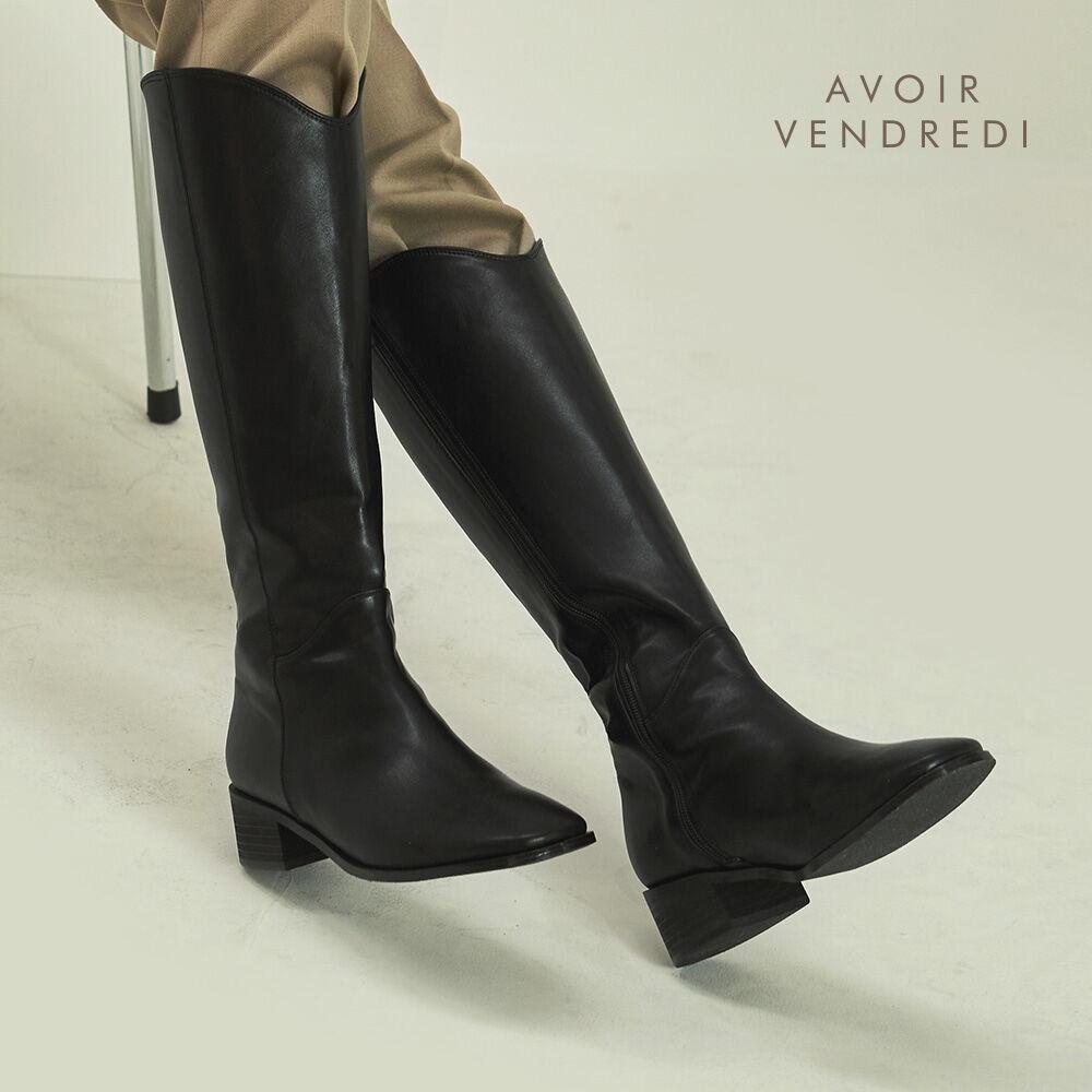 VD6010_Ouest long boots _Mono black
