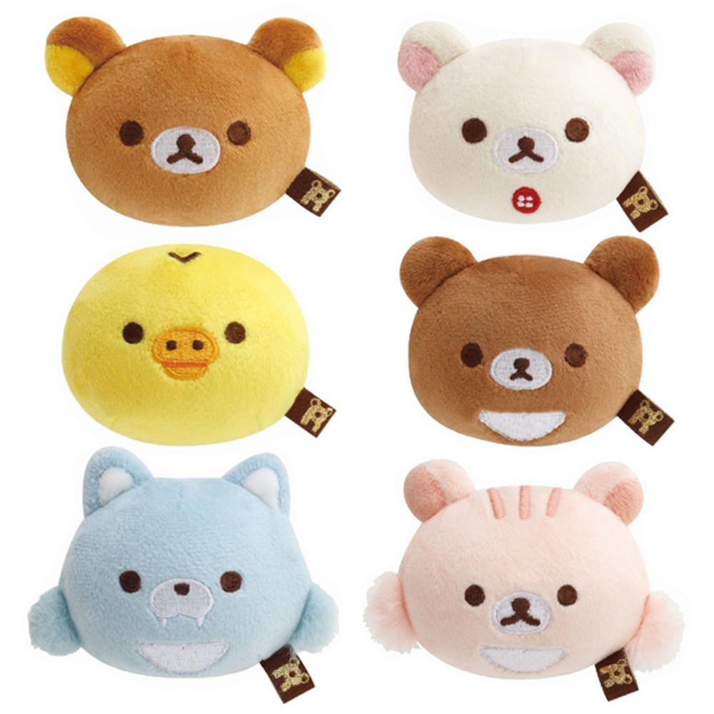 리락쿠마 말랑말랑 손바닥 캐릭터 인형 6종 세트