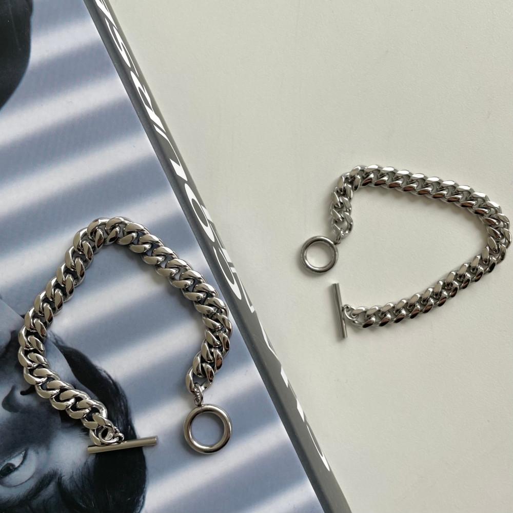 뽀뚜빠뚜 유기견 유기묘 후원 기부 팔찌 남녀공용 써지컬스틸 토글바 베이직 팔찌