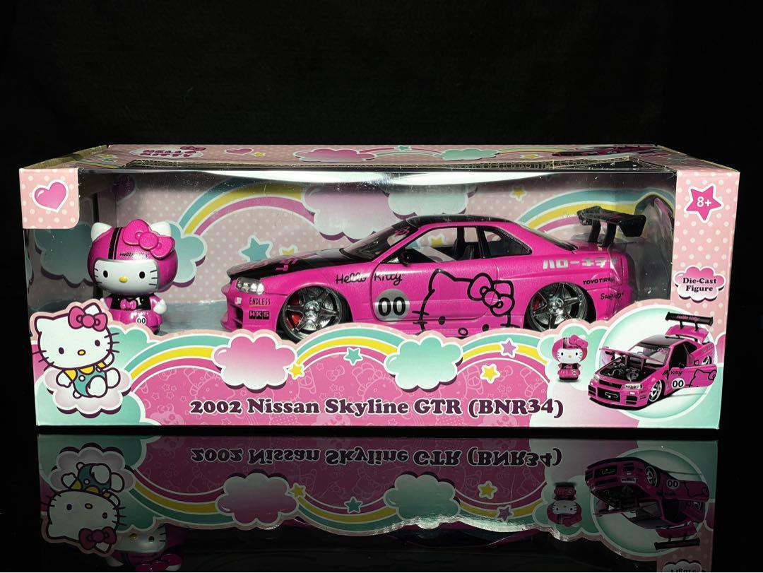 JADA 1/24 日産 スカイライン GT-R (BNR34) ハローキティ