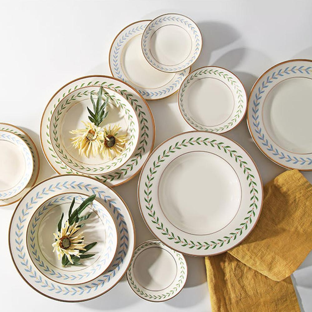 NEW 시라쿠스 로렐 접시 블루로렐 그린로렐 빈티지 디자인 디저트 홈카페 플레이팅 그릇