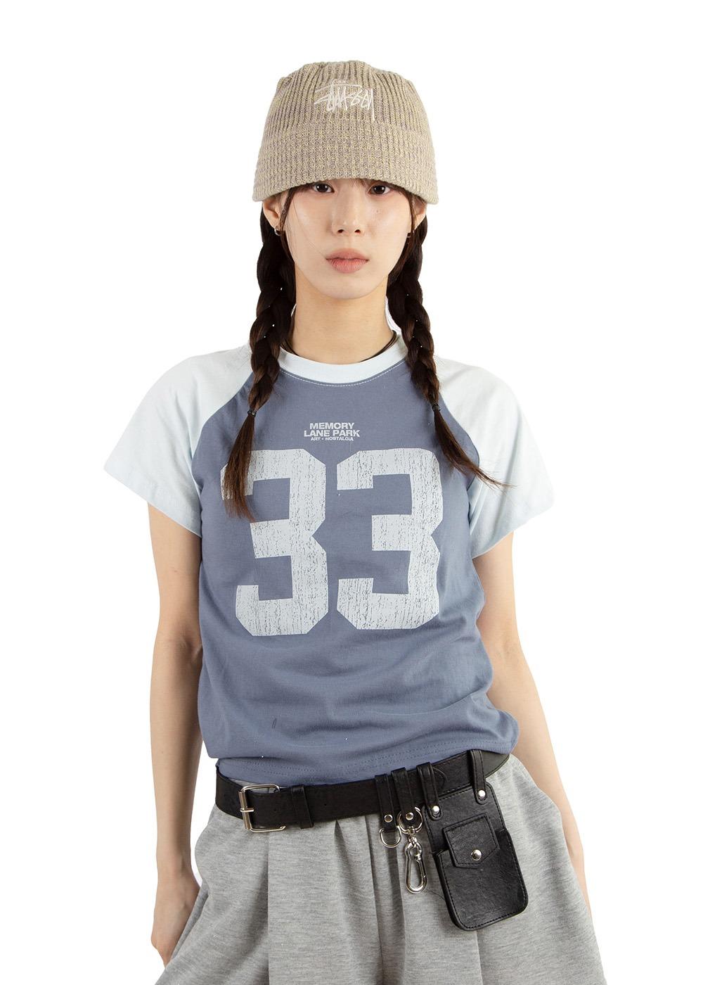 33 REGLAN HALF TEE