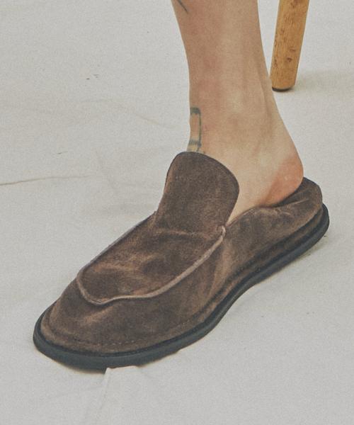 삭 바부슈 R25M720 (리얼브라운 스웨이드)