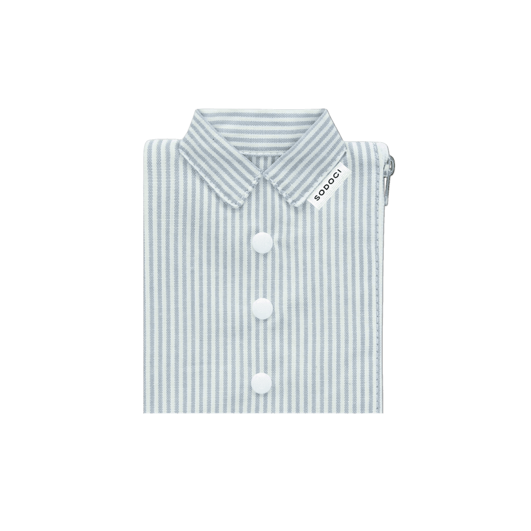 BLUE STRIPE SHIRTS POUCH S