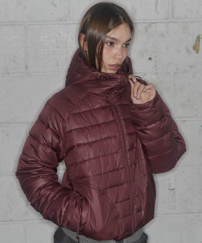 LIGHTWEIGHT SWING PUFFER (BURGUNDY) F25ZA001