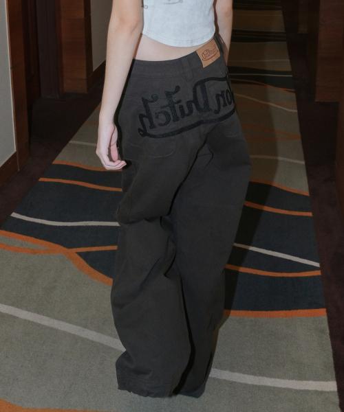 [VONDUTCH] WASHING COTTON CARGO PANTS [CHARCOAL]
