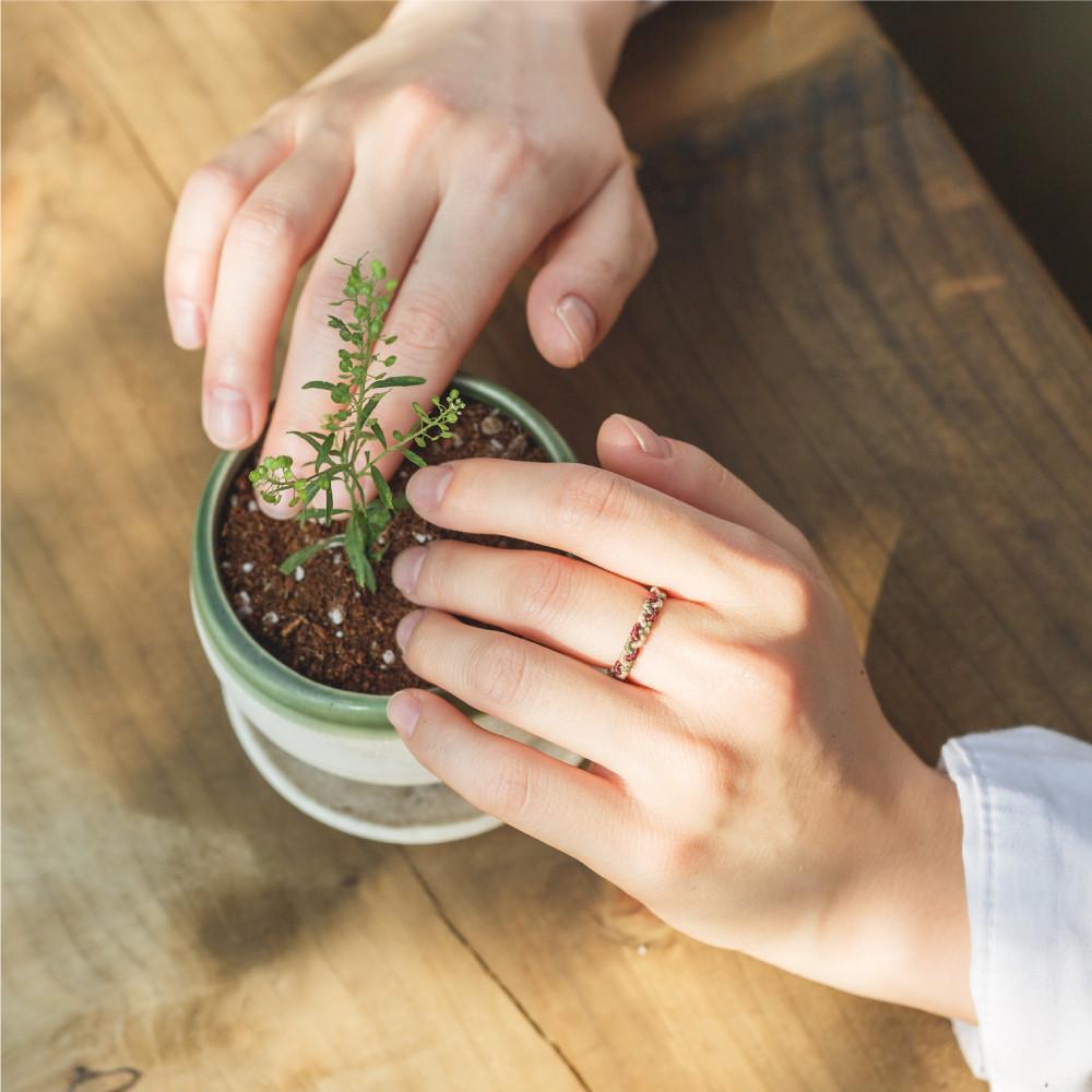 마르코로호 기부반지 나뭇잎, 할머니 일자리 선물 후원