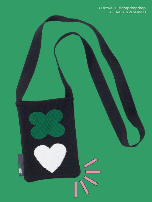 니드 크로스백 LUCKY HEARTY BLACKBERRY