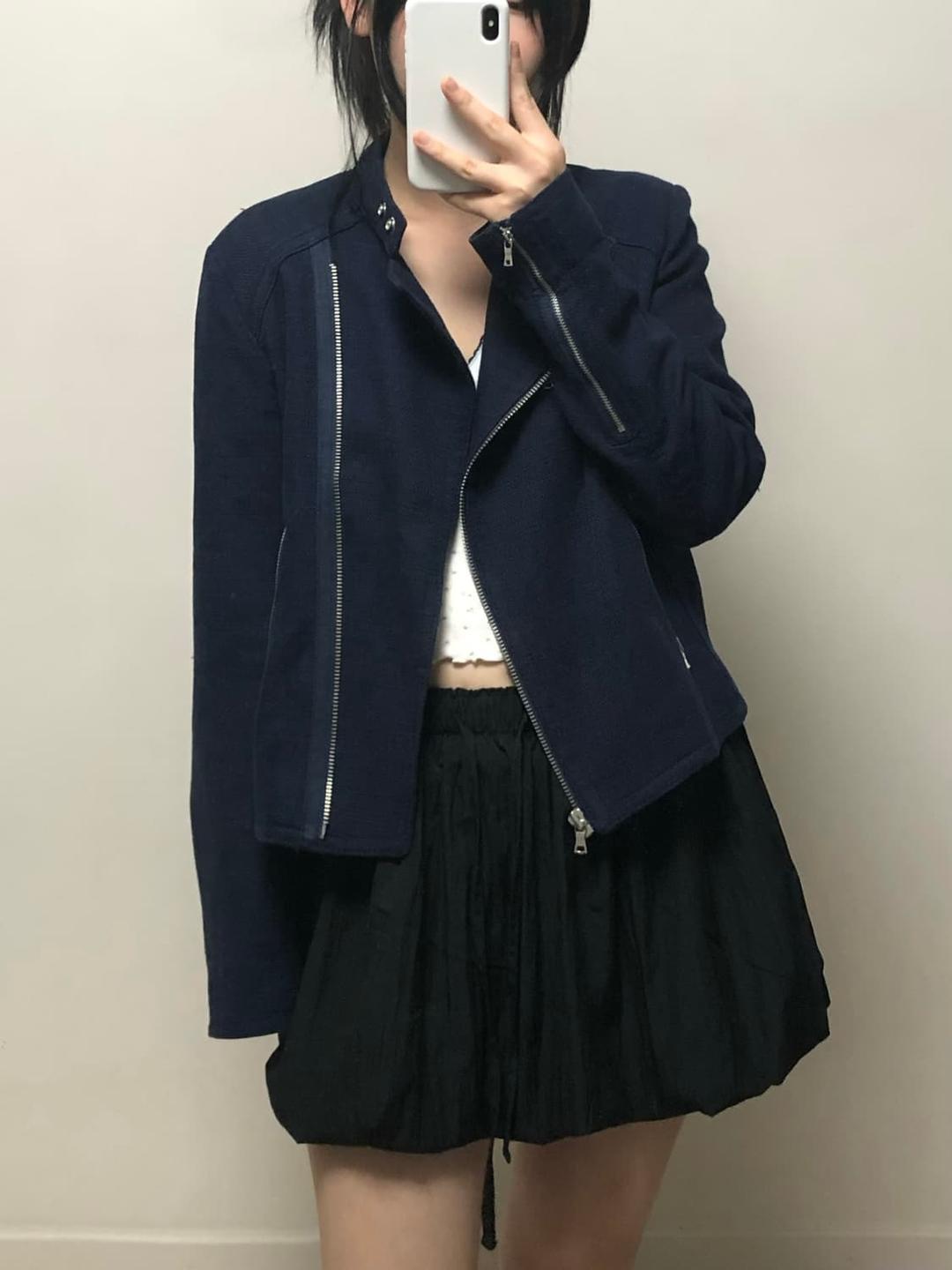 GAP 갭 네이비 코튼 라이더 자켓 | 후루츠패밀리