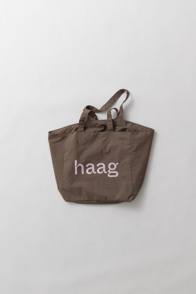 [EXCLUSIVE] 3rd) haag check bag (brown)