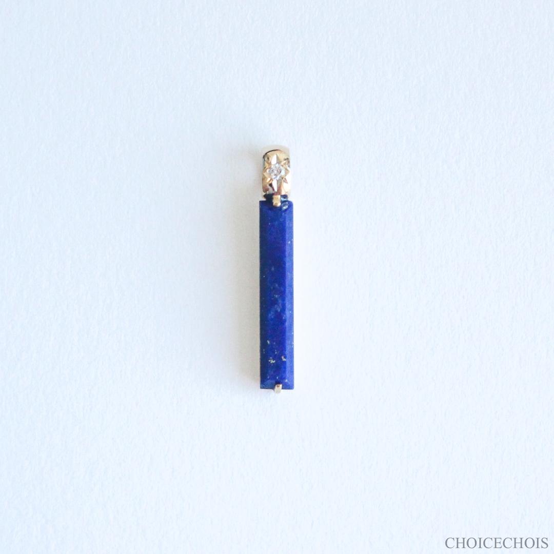 [SUNSET] LAPIS LAZULI MATCH PENDANT