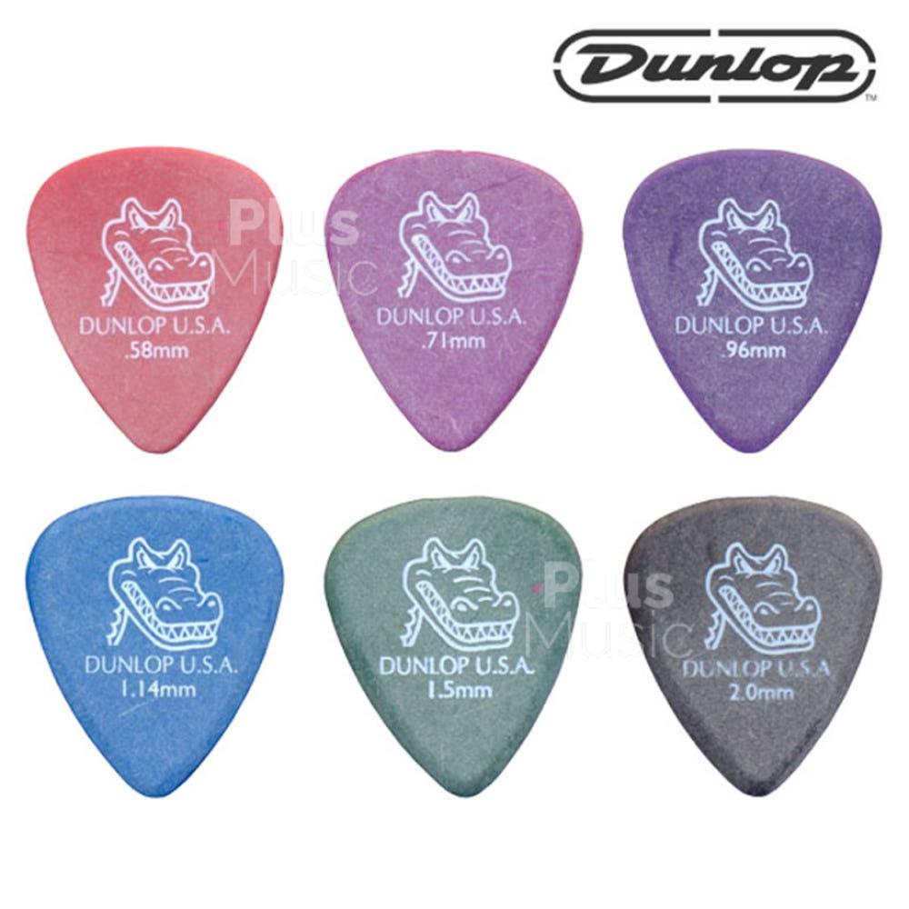 Dunlop 게이터그립 기타 피크 417R 통기타 일렉기타피크