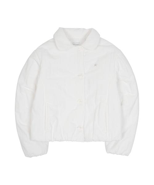 (w) TCM round collar padding (white)