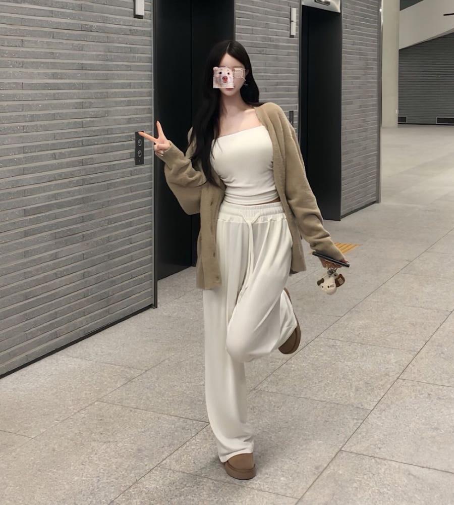 미우 모헤어 앙고라 루즈핏 가디건