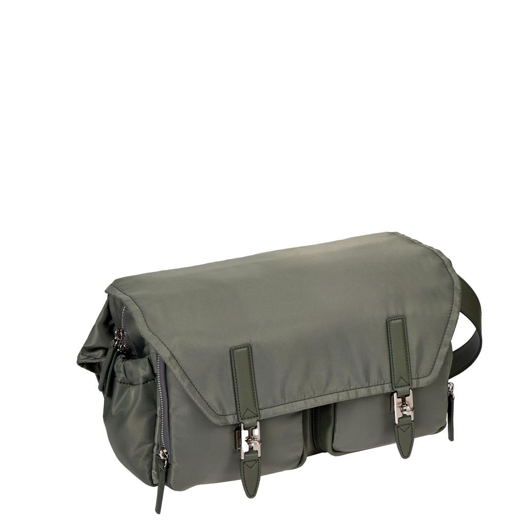 Hey Double Pocket Shoulder M (헤이 더블 포켓 숄더 미듐) Grey