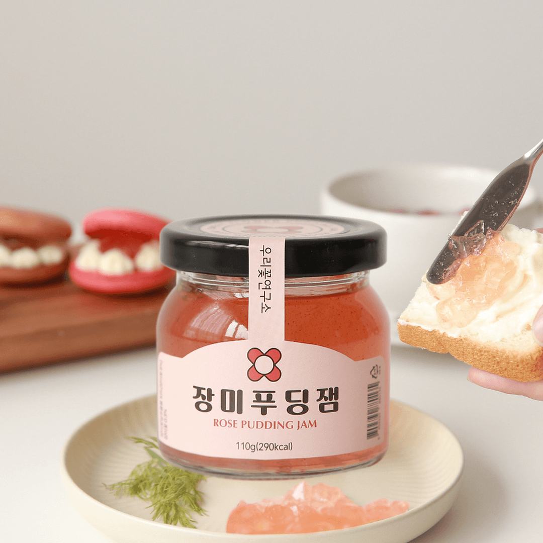 장미 꽃차 푸딩잼 110g