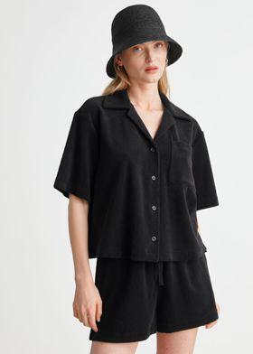 박시 테리 셔츠