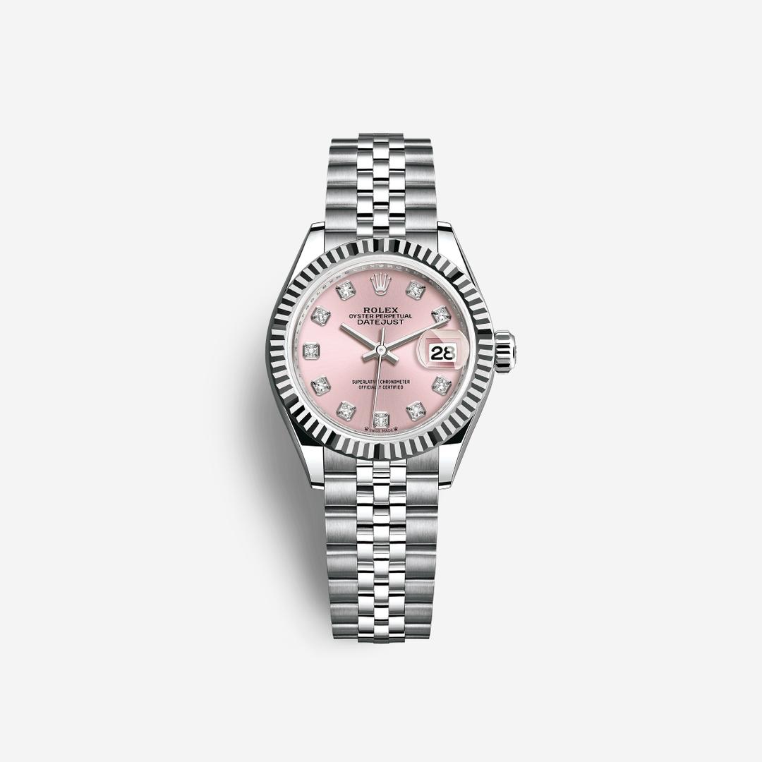 Rolex Lady-Datejust 28mm 279174 Pink Diamond-Set Jubilee